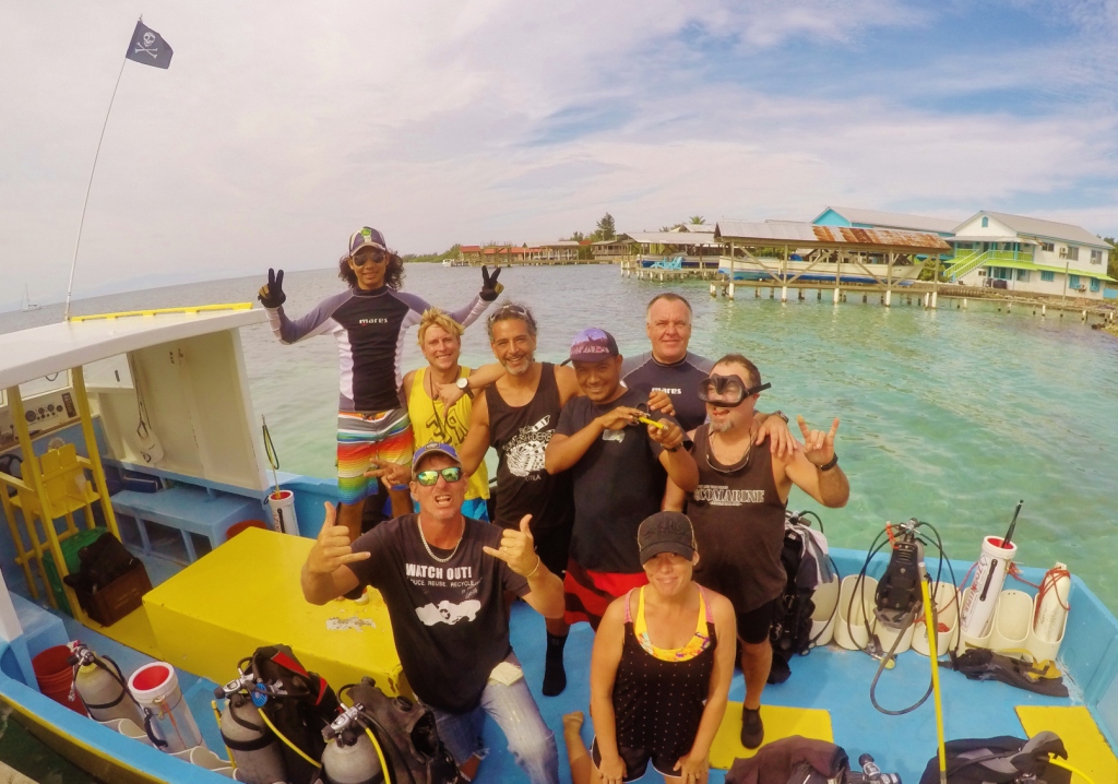 fun dive with dive staff and DMT's